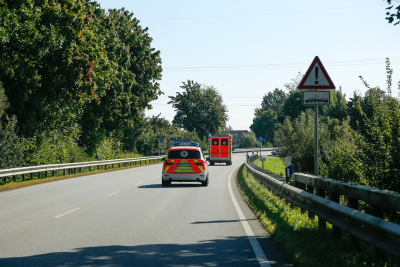 Schwerer Verkehrsunfall in Feldkirchen bei MÃ¼nchen